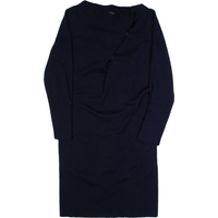 COS Womens Bodycon Dress Blue Wool Long Sleeve Knee Length