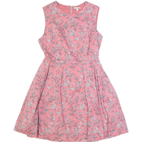 GAP Womens A-Line Dress Pink Floral Sleeveless Knee Length