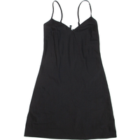 KAREN MILLEN Womens Slip Dress Black Sleeveless Short