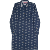 TOMMY HILFIGER Boats Womens Shirt Dress Blue Long Sleeve Knee Length