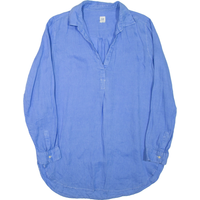 GAP Womens Shirt Dress Blue Long Sleeve Short