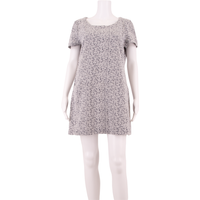 WHITE STUFF Womens Shift Dress Blue Floral Short Sleeve Knee Length