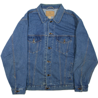 OPEN TRAILS Mens Denim Jacket Blue