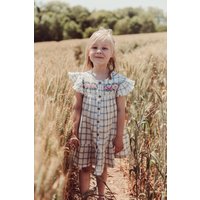 Carlina girl dress - Blue River Checks