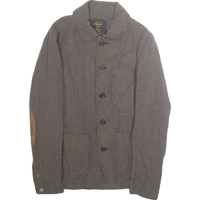 RED SEAL Womens Blazer Jacket Brown Wool