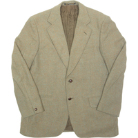 JONELLE Mens Blazer Jacket Green Tweed Wool
