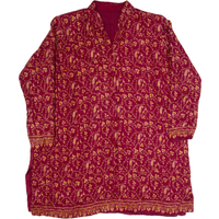 Womens Day Dress Red s Paisley Long Sleeve Short
