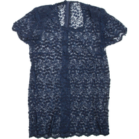 Womens Mini Dress Blue Short Sleeve Short