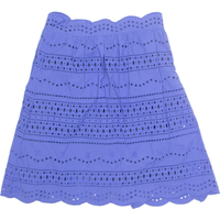 TOMMY HILFIGER Womens A-Line Skirt Blue Short