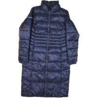 KANGAROOS Womens Navy Blue Puffer Jacket L Polyester Blend Long Sleeve Zip Coat