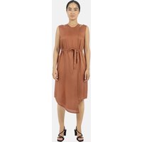 Funchal Asymmetric Wrap Dress DK Red