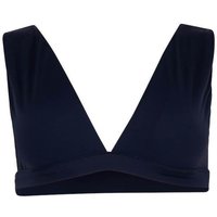 Natalie Bikini Top With Wide Straps in Navy