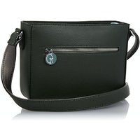 Cross-Body Vegan Handbag In Green & Metallic