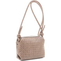 Braid Texture Zipper Crossbody Bag