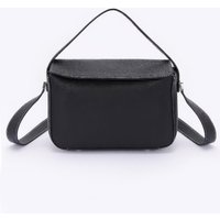 Faux Leather Crossbody Handle Bag