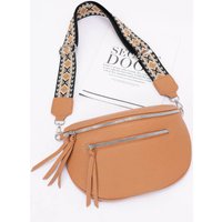 Faux Leather Crossbody Bag Belt