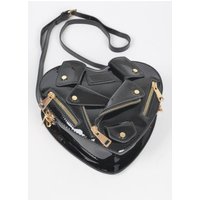 Heart Shape Jacket Crossbody Bag