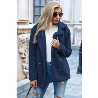 Full Size Lapel Collar Sherpa Coat