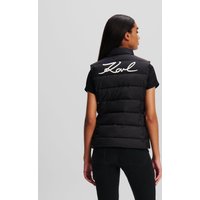 Karl Lagerfeld - Signature Ultra Light Padded Gilet, Woman, Black, Size: