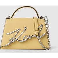 Karl Lagerfeld - Ksignature Small Crossbody Bag, Woman, Gold, Size: One Size