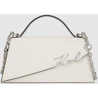 Karl Lagerfeld - Ksignature Slim Crossbody Bag, Woman, Beige, Size: One Size