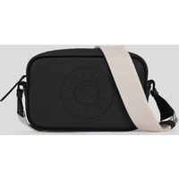 Karl Lagerfeld - Kcircle Perforated Crossbody Bag, Woman, Black, Size: One Size