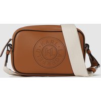 Karl Lagerfeld - Kcircle Perforated Crossbody Bag, Woman, Brown, Size: One Size