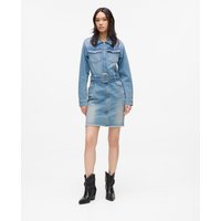 Kl Jeans - Belted Denim Dress, Woman, Blue, Size: