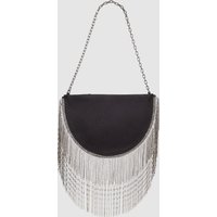 Karl Lagerfeld - Ksoiree Rhinestone Shoulder Bag, Woman, Black, Size: One Size