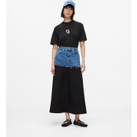 Kl Jeans - Denim Panel Maxi Skirt, Woman, Multicoloured, Size: Xs