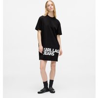 Kl Jeans - Logo shirt Dress, Woman, Black, Size: Xs