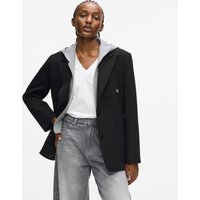 Karl Lagerfeld - Ikon Transformer Blazer, Woman, Black, Size: