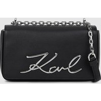 Karl Lagerfeld - Ksignature Small Crossbody Bag, Woman, Black, Size: One Size