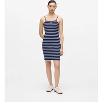 Karl Lagerfeld - Ikon Striped Jersey Dress, Woman, Blue, Size: Xs