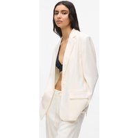 Kl Jeans - Tie Waist Blazer, Woman, Beige, Size: Xs