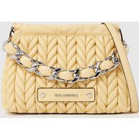 Karl Lagerfeld - Kweave Chain Crossbody Bag, Woman, Gold, Size: One Size