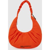 Kl Jeans - Gathered Hobo Bag, Woman, Red, Size: One Size
