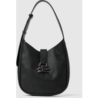Karl Lagerfeld - Kautograph Swing Hobo Bag, Woman, Black, Size: One Size