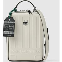 Karl Lagerfeld - Ikon Choupette Crossbody Suitcase Bag, Woman, Beige, Size: One Size