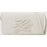 Karl Lagerfeld - Kautograph Patch Mini Crossbody Bag, Woman, Beige, Size: One Size