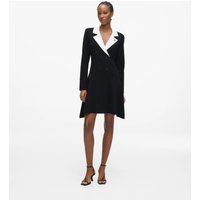 Karl Lagerfeld - Monochrome Knit Blazer Dress, Woman, Black, Size: Xs