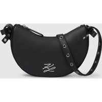 Karl Lagerfeld - Kautograph Moon Bow Crossbody Bag, Woman, Black, Size: One Size