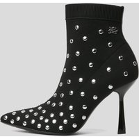 Karl Lagerfeld - Pandara Knitted Studded Boots, Woman, Black, Size: