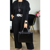 ?Last day offer: % off-Elegant Longline Cardigan & Top & Pants