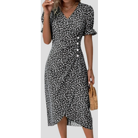 Women’s Elegant Floral Midi Dress