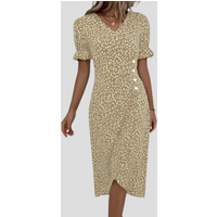 Women’s Elegant Floral Midi Dress