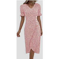Women’s Elegant Floral Midi Dress