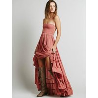 Hippie Backless Halter Dress