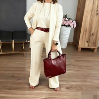 ?Last day offer: % off-Elegant Longline Cardigan & Top & Pants