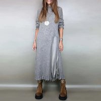 Valérie Set with Charming Satin Dress and Long Handcrafted Knit Sweater Timeless Sophistication in Every Detail!